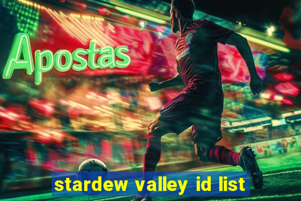 stardew valley id list